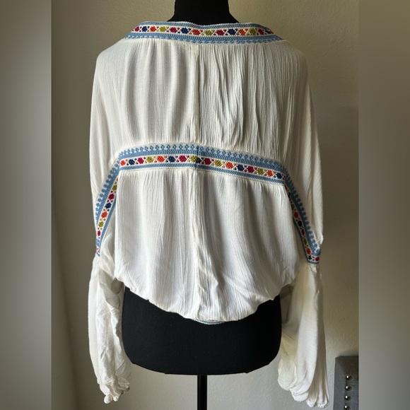 Carnival Embroidered Detail Bolero Jacket  by Talisman the Label White S - Picture 7 of 9